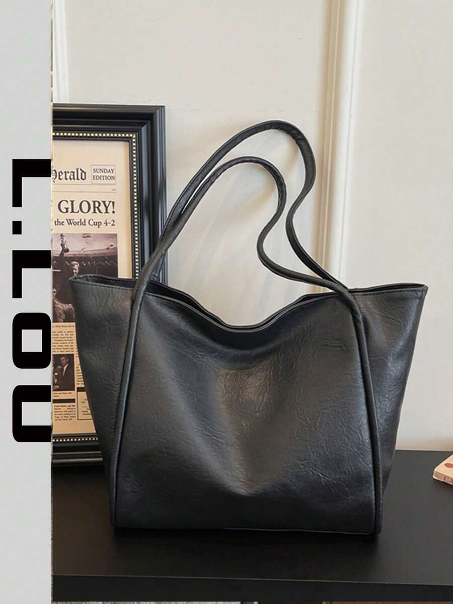 2026 Autumn New Large Capacity Niche Design Premium Texture Minimalist Style Handheld Shoulder Bag For Women