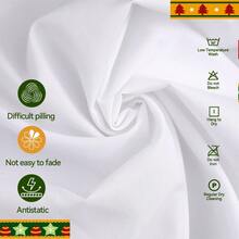 4pcs/1pc Christmas Blessing Pattern Pillow Case Without Insert, Single-Sided Printed Pillow Case, Suitable For Living Room Bedroom Home Decor, All-Season Pillow Case - Multicolor - View 4