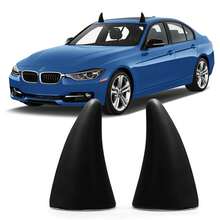 2 buah Stiker Tanduk Setan 3D untuk Mobil (Memudahkan Menemukan Mobil Anda dengan Cepat di Tempat Parkir) Dekorasi Atap Mobil Halloween, Tanduk Busa Elastis - A - View 1