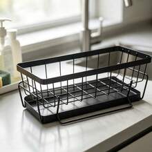 Kitchen Storage Rack, Cleaning & Draining Shelf, Moisture-Proof, No-Drill Installation, Multi-Function Sponge Holder For Faucet, Home Use, Wholesale - Multicolor - View 1