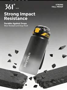 361degree 1pc 361° 770ml Gradient Color Large Capacity Sports Water Bottle With Straw, Multi-Functional Shaker Cup, Cold And Hot Dual Use, Unisex Portable Easy-Grip Water Container With Lanyard, Suitable For Outdoor Running, Gym Fitness, Cycling - Multicolor - View 7