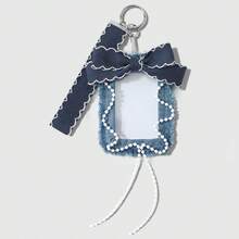 1 pieza Ins Vintage Exquisito de Moda Versátil Minimalista Altamente Atractivo Multicolor Perla Falsa Strass Denim Estrella Corazón Lazo DIY Llavero Colgante de Bolso Adecuado para Mujeres Niñas Uso Diario Regalo de Vacaciones - Multicolor - Ver 24