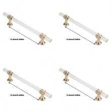 1pc Modern Transparent Handle, Luxury Plastic Handle, Cabinet Door Handle - Transparent Strip - View 17