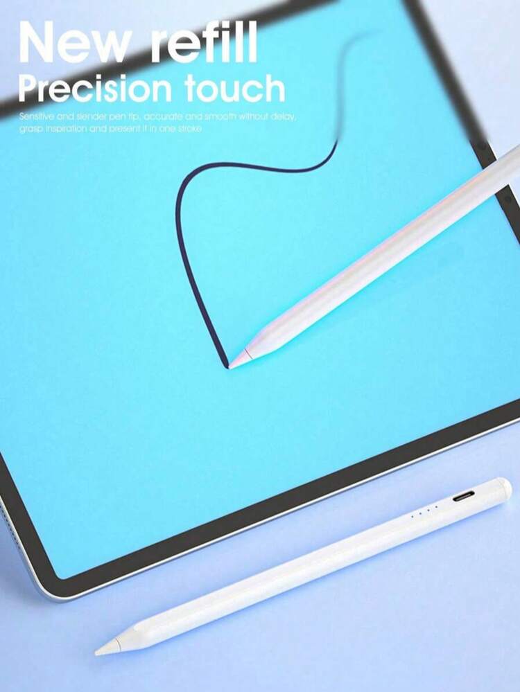 Universal Capacitive Pen For Mobile Phones And Tablets, Suitable For Android And Apple , Precise Touch, Smooth Writing High-End Capacitive Pen (Not Suitable For Tablets With Resistive Screen And Electromagnetic Screen),90mah - Multicolor - View 6