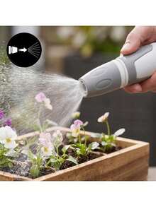 Adjustable Garden Hose Spray Nozzle With Flow Control Valve, Straight Watering Sprayer With TPR Non Slip Grip And Quick Connector Nipple, Adjustable Water Pattern From Focused Stream To Fine Mist Ideal For Garden, Lawn And Plant Watering - View 2