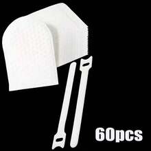 60pcs Faucet Filter Bags (Includes 50 Filter Cartridges And 10 Fixing Straps) Kitchen Drain Filter Mesh High Efficiency Pre-Filtration Intercepts Rust, Sediment And Impurities Practical Water Purification Accessory - Style a - View 3