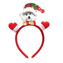 1/5 Piece Classic Christmas Headband - Holiday Party Accessory With Santa, Reindeer, Christmas Tree Design - Durable Plastic Construction, Non-Electric, Feather-Free Seasonal Headband - Headband - View 18