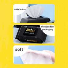 80pcs/1pack Shoe Cleaning Wipes For Various Types Of Shoes, Convenient For Your Daily Life - Multicolor - View 9