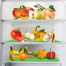 Fruit & Veggie Life Extender Liner For Fridge Refrigerator Drawers,– Extends The Life Of Your Produce & Prevents Spoilage - Green - View 5