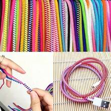 1 Set 4pcs/5pcs 5 Random Color Cable Protectors, Compatible With Universal Phone Chargers, 1.4m Cable Wraps Designed To Prevent Charging Cable Bending And Breaking. - Multicolor - View 3
