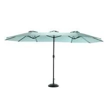 14.8 Ft Double Sided Outdoor Rectangular Large With Crank ( Orange )(No Base) - 淺綠色 + 鋼製 + 花園與戶外 - 查看 3