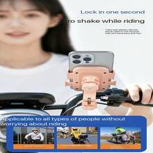 Soporte universal para teléfono para bicicleta, motocicleta y patinete eléctrico, soporte de navegación para repartidores en bicicleta, bicicleta eléctrica, motocicleta y bicicleta de montaña - Varios estilos - Ver 3