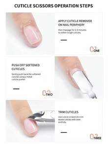 annies ﻿ Silver Professional Cuticle Nipper,Stainless Steel Cuticle Scissors Trimmer For Dead Skin Salon Home Manicure Tool - Multicolor - View 9