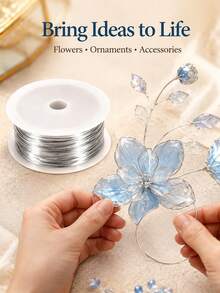 Gold & Silver & Rose Gold Color Jewelry Wire, High Quality Stainless Steel Jewelry Wire, Non-Fading, Rust-Resistant, High Color Fastness, Durable, Suitable For Bracelet & Necklace DIY, Non-Fading Beading Wire, Jewelry Rope, Handmade Braiding Wire - Multicolor - View 7