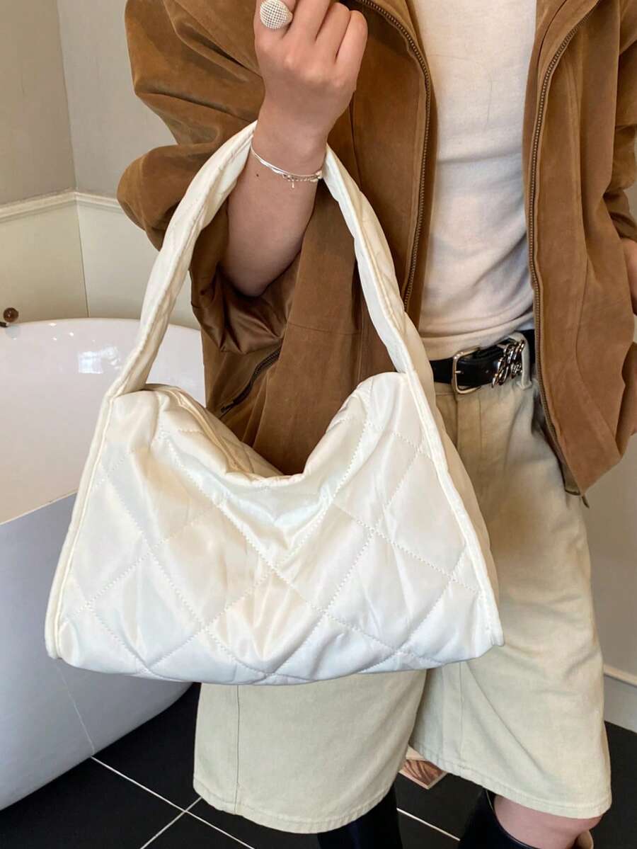 Fashion Versatile New Design Niche Super Popular Minimalist Retro Shoulder Underarm Bag Large Capacity Handbag Tote Bag Suitable For Shopping, Dating Elegant Women's Bag - Multicolor - View 1
