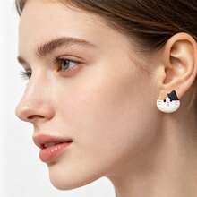 13Pcs Cute Animal Head Polymer Clay Cutters, Cat Rabbit Bear Dog Pattern Clay Molds, DIY Handmade Earring Pendant Jewelry Craft Tools - 13pcs - View 9