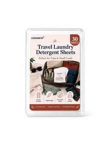 Multi-Specification Travel Laundry Sheets, Portable Laundry Sheets, Disposable Sheets, Travel Use, Stain Removal, Odor Removal, Antibacterial, Deodorizing, Home Use, Machine Wash And Hand Wash Compatible, Daily Essential, Gentle And Soft, Instant Effect With Water, Commercial And Home Use - Portable Laundry Detergent Sheets for Travel - View 11