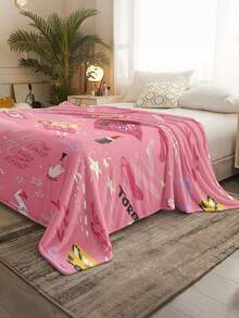 1pc Modern Style Soft & Comfortable Blanket, Minimalist Cool Design, Multi-Purpose Throw For Sofa, Bed And More, Outdoor Camping Leisure Blanket, Suitable For Home, Picnic, Travel, All Seasons Comfort, 280gsm Polyester, Machine Washable - Multicolor - View 5