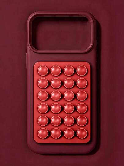 Luxury Liquid Silicone Suction Cup Phone Case, Compatible With IPhone 17ProMax 17Pro 17 16ProMax 16Pro 16 15 14 13 12 11 Pro Max, Strong Adsorption Shockproof Back Cover