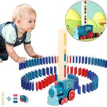 Kids' Domino Train Toy Vehicle Set - Blue - View 1