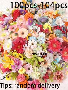 20/52/100件人造花材，適用於DIY花環、婚禮花束、派對裝飾、居家中心裝飾、母親節/開學季/情人節禮物、聖誕裝飾 - 混合花 - 查看 14