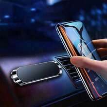 1pc Car Phone Holder, Multi-Function Zinc Alloy Slouchy Anti-Slip Bracket For Dashboard And Center Console - Multicolor - View 2