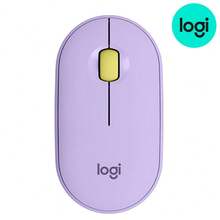Logitech Pebble Purple Bluetooth Wireless Mouse Office Mouse Quiet Lightweight Computer Mouses For Mac Laptop PC - View 7