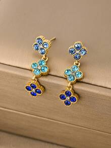 Kalung Emas 18K, Gelang Emas, Anting-anting Zirkonia Tembaga Bertekstur Serbaguna, Cocok untuk Kencan, Pesta, Hadiah, dan Pemakaian Sehari-hari - Emas - View 10