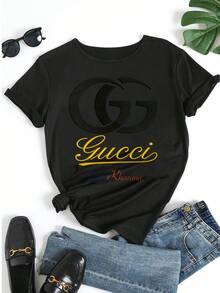 Women T-Shirts - 黑色 - 查看 5