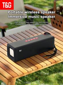 T&G271 Wireless Speaker Mini Outdoor Portable Waterproof Dual Speaker Slot Subwoofer Wireless Audio - View 1