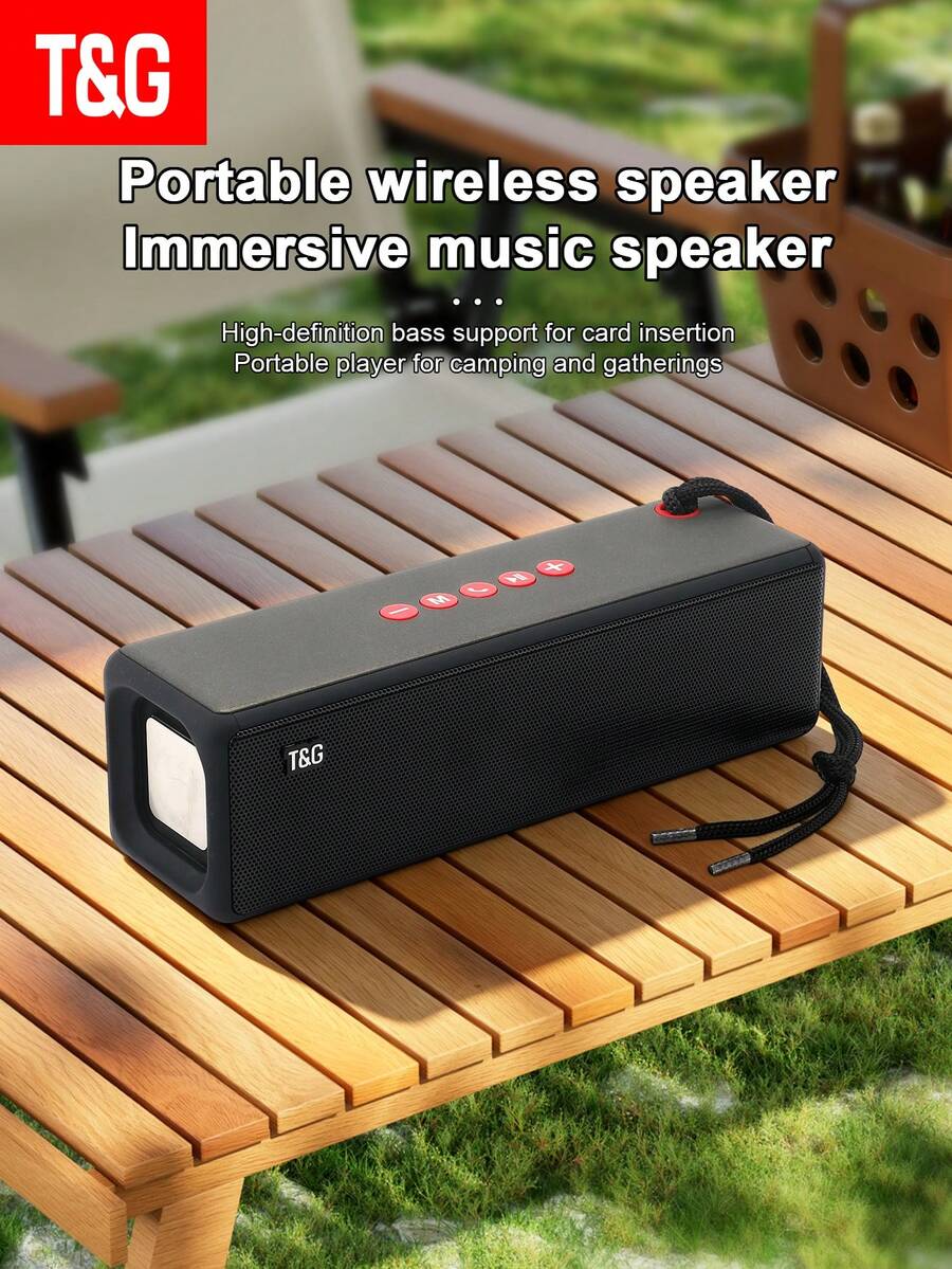 T&G271 Wireless Speaker Mini Outdoor Portable Waterproof Dual Speaker Slot Subwoofer Wireless Audio - View 1