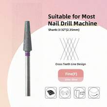Đầu mài móng 5 trong 1 màu tím mới, dụng cụ mài móng và loại bỏ nhanh móng tay cùng da chết, chỉ phù hợp cho tay phải - Màu tím - Xem 8