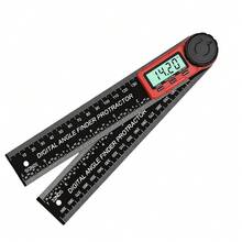 1PC 2-In-1 Digital Angle Meter Inclinometer Digital Angle Ruler Electronic Goniometer Protractor Angle Finder Measuring Tool - A - View 8
