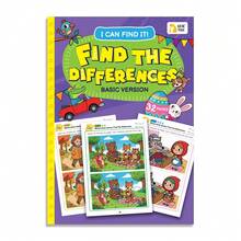 Toddler Find The Difference Activity Book, Preschool Learning Observation Training Busy Book, Workbook, Educational Book, Coloring Book, Birthday Gift - Multicolor - View 12