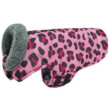 Dog Winter Coat, Warm Fleece Vest With Built-In Drawstring Holes And Reflective Strips, Suitable For Small And Medium Dogs To Wear In Cold Weather Snow Clothing - Red Violet - View 3