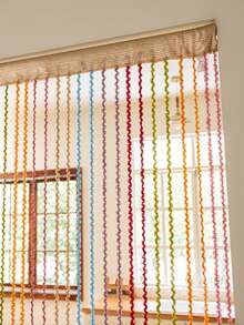 1/2pcs Spiral Twisted Design Decorative Door Curtain Room Divider Curtain For Living Room, Bedroom, Kitchen - 1PC - View 8