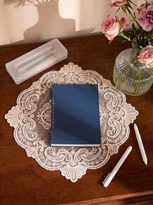 Cirelle 1PC Retro A5 Loose-Leaf Notebook, Thick Detachable Refillable Journal For School Student, Simple Aesthetic Stationery, Back To School Gift - Style 1 - View 3