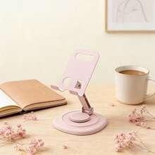 2/1pc 360° Rotatable Aluminum Alloy Adjustable Tablet Stand, 360° Rotatable Folding Tablet Holder, Universal Smartphone Tablet Desktop Stand, Multi-Angle Silicone Non-Slip Base Folding Desktop Stand, Back To School Supplies - Multiple Styles - View 14