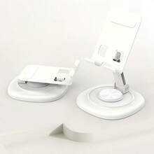 1pc 360° Rotating Phone & Tablet Stand, 4 Colors Available, Stable & Anti-Slip Design, Adjustable Angle, Portable Foldable Design, Metal Material, Simple & Practical, Suitable For Desktop, Office, Outdoor Camping, Movie Watching - Multicolor - View 11