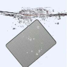 Double Layer Honeycomb Cat Litter Mat, Waterproof Washable Anti-Tracking Pet Mat, Suitable For Cat Litter Box, Multiple Colors Available - Pink - View 7