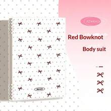 Buku Catatan Lembar Lepas Motif Polkadot dan Pita Ukuran A5/B5 (60 Lembar/120 Halaman) Buku Catatan Gaya Estetik Tinggi untuk Siswi SMP, Perlengkapan Penting untuk Kembali ke Sekolah, Scrapbooking dan Kolase - A5 - View 11