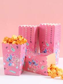 6pcs/12pcs/24pcs Anime Cartoon Theme Party Candy Boxes, Theme Party Gift Boxes, Candy & Cookie Boxes, Party Gift Bags, Party Gift Boxes, Suitable For Birthday Party, Candy And Popcorn Box Decoration, Back To School Season Party, Holiday Essential Party Supplies - Multicolor - View 5