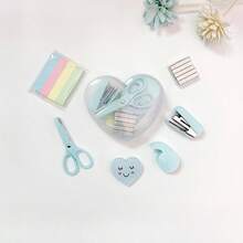 1Set Lovely Heart Pattern Multi‑Functional Stationery Combo Set - Heart-shaped - View 5
