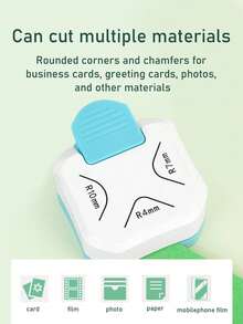 2/1pc 3-In-1 Manual Corner Punch, Heavy Duty Cutter, DIY Paper Trimmer, Suitable For R4/R7/R10mm Dies, Portable Paper Cutter For Cards, Photos, DIY Scrapbooking, Straight And Rounded Corner Trimming Tool, Back To School Supplies, Christmas Gift, Stationery - Style 2 - View 2