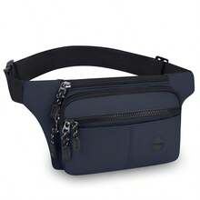 1pc Men's Multi-Functional Waist Bag, Multi-Compartment Large Capacity Chest Bag, Adjustable Shoulder Strap Crossbody Bag, Outdoor Travel, Sling - Fanny Pack - View 12
