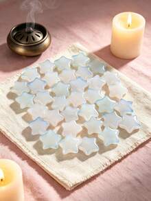 QYDCX 1/5/10pcs Star Opal Crystal, Meditation & Reiki Healing Polished Stone, Sacred Energy Balance, Unisex Valentine's Day Gift - Star - View 3