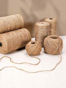 100米 2mm復古麻繩緞帶 禮物包裝蝴蝶結 手作DIY縫紉 天然麻繩 家居派對生日裝飾 - Jute - 查看 10