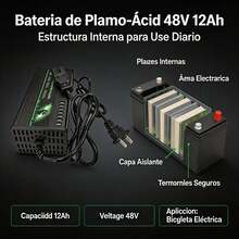 Scooter Batteries & Battery Chargers - Black - View 9