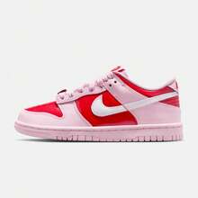 Nike Dunk Low Women's Low-Top Basketball Shoes Pink & White Classic ...