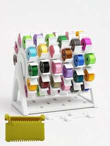 Rotating Bobbin Organizer, Sewing Machine Bobbin Storage Rack Handmade Thread Holder Desktop 360° Rotating Bobbin Storage System Sewing Accessories, Suitable For Sewing Room, Craft Table And DIY Studio, Sewing Accessories - Multicolor - View 13